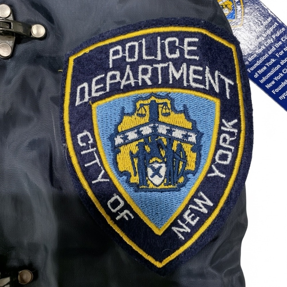 Royal Animals NYPD Police Dog Coat Blue Medium Water Resistant Fleece Lined NEW - Picture 2 of 13